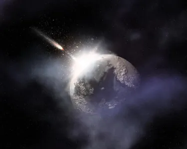 Dinozawrlary ýok eden asteroidiň gelip çykyşy anyklandy