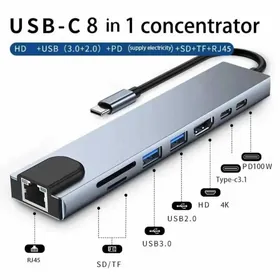 Adapter USB 8/1 type