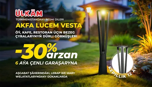 Öý, kafe, restoran üçin bezeg çyralarynyň dürli görnüşlerini nireden alyp bolar?