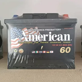 AKKUMULYATOR American 12V60AH