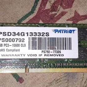 Noutbuk ram 4GB DDR3