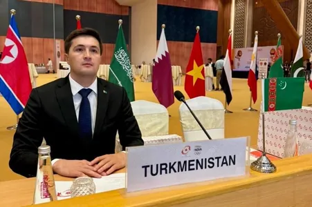 Türkmenistanyň Milli Olimpiýa Komitetiniň Baş sekretary Aziýa Olimpiýa Geňeşiniň ýolbaşçysyny saýlamaga gatnaşdy