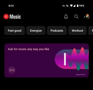 YouTube Music тестирует создание плейлистов с помощью ИИ по предпочтениям пользователя