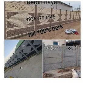 beton zabor