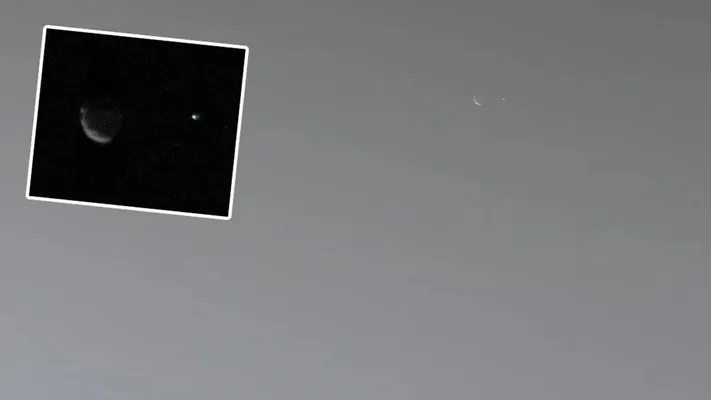 Curiosity mars roweri Gyzyl planetadan Ýeriň we Fobosyň özboluşly suratlaryny iberdi
