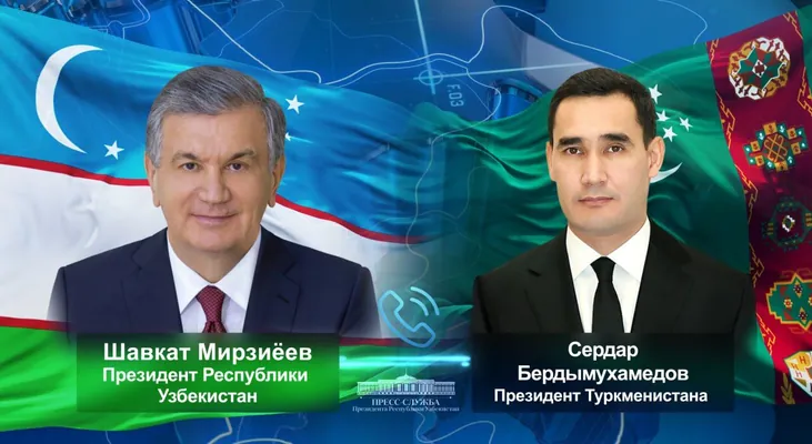 Президент Узбекистана поздравил туркменского коллегу с юбилеем