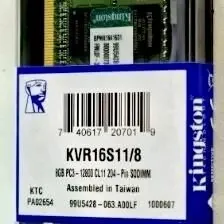 ram ddr3 8gb notebook