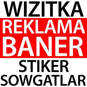 Plakat Nakleyka Wizitka Sowgat