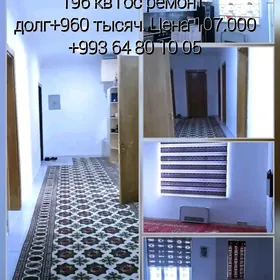 16 tapgyr 3 kom 196m²baha gowy