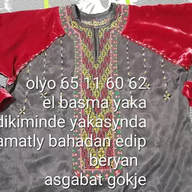 Amatly bahadan koynek yaka dik