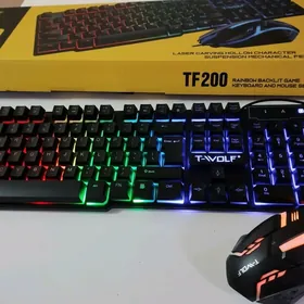 клавиатура Twolf RGB+ мышь RGB