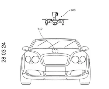Bentley запатентовала футуристический дрон для автомобилей