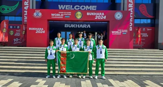 Туркменистанцы взяли четыре бронзы на чемпионате мира по рукопашному бою в Бухаре