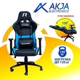 Игровое кресло kreslo Racer Mustang Blue Kreslo