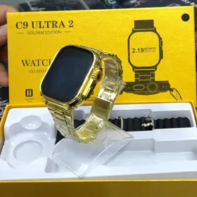 Gold smart watch ultra