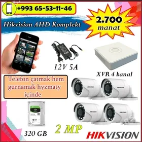  Kamera Hikvision komplekt