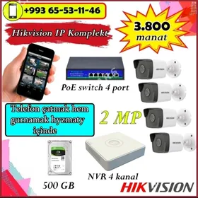  Kamera Hikvision komplekt