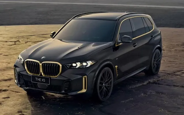 BMW altyn öwüşginli X5 Dark Flame görnüşini hödürledi. Onuň diňe 1000 sanysy öndüriler