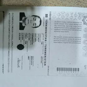 Daşary ýurt pasport yitdi