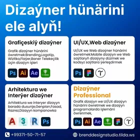 Dizayner hunarini owrenmek