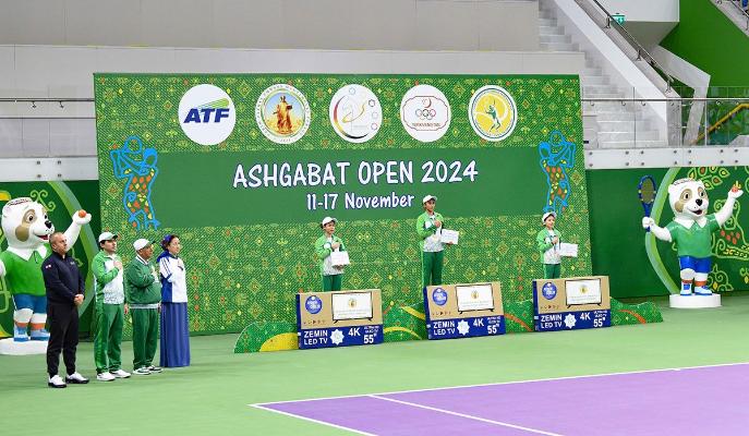 Tennis boýunça «Ashgabat Open 2024» halkara ýaryşynyň ýeňijileri yglan edildi - img 2