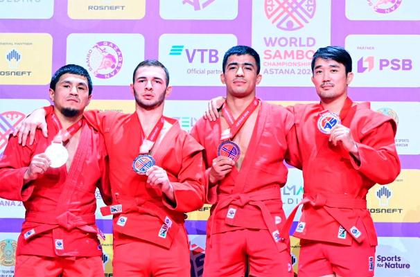 Türkmen samboçylary Astanada dünýä çempionatynda 6 medal gazandylar - img 3