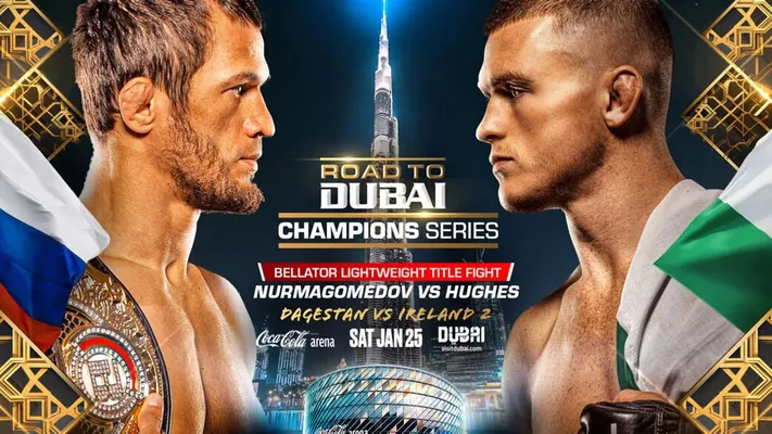 Usman Nurmagomedow Dubaýda Pol Hýuz bilen söweşde Bellator titulynyň goragyny geçirer