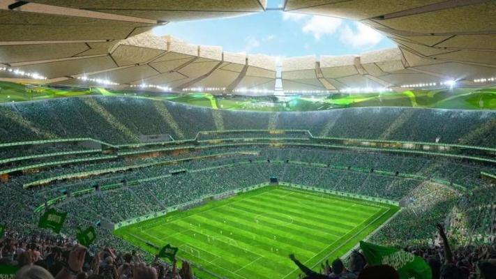 Er-Riýadda 92 müň orunlyk stadion gurulýar. Tomaşaçylar onuň üçeginde gezelenç edip bilerler - img 2