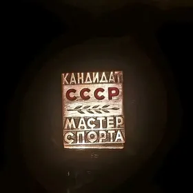 Значок Кандидат Мастер Спорта.