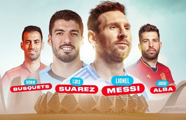 Messi, Suares, Buskets we Alba Bakuwa baryp görer