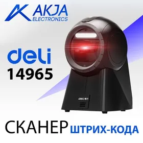 Сканер Штрих-кода Deli 14965 Skaner Shtrih kod