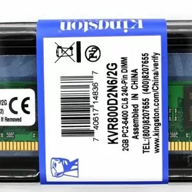  Ram ddr2 2gb 800mhz Kingston