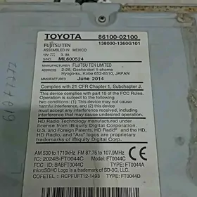 Toyota Corolla Le 2014 TV