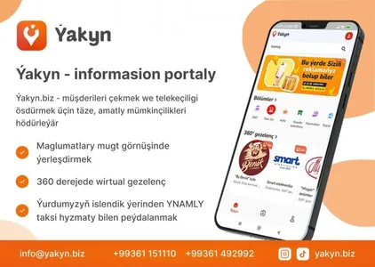 "Ýakyn" maglumat portaly telekeçiligi ösdürmek üçin amatly mümkinçilikleri hödürleýär