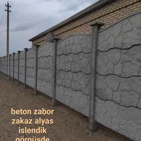 beton zabor