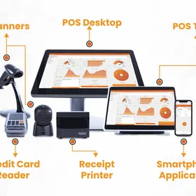 AKHASAP KASSA APARAT BARKOD SKANER CEK PRINTER