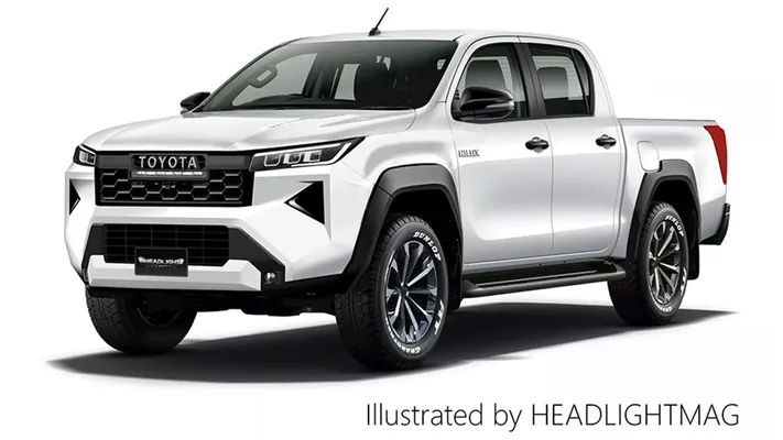 Toyota "Hilux Travo" haryt nyşanyny patentledi. Bu pikabyň 9-njy nesli bolsa gerek