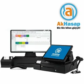 AKHASAP KASSA APARAT BARKOD SKANER CEK PRINTER