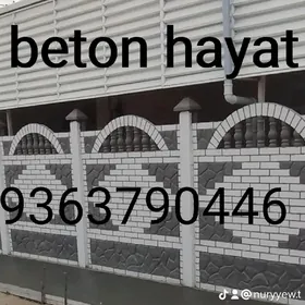 beton zaborlar beton hayat