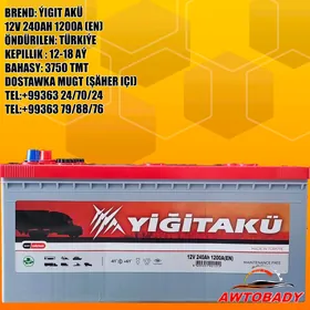 Akumulýator ÝIGIT AKÜ 12V 240H