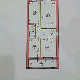 Satlyk Kim Rayon 3 kom 90m²