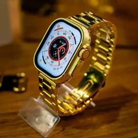 Gold smart watch ultra