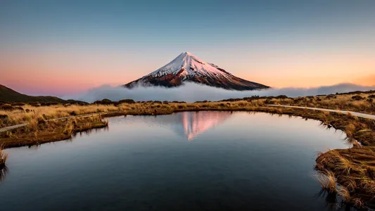 Täze Zelandiýadaky Taranaki wulkany şahsyýet statusyny aldy