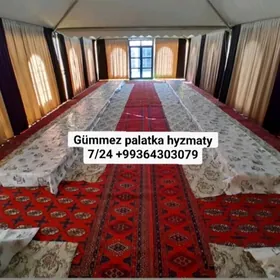 Toy palatka hyzmatlary ynamly Gummez palata