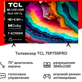 Телевизор TCL 75P755 Pro telewizor Android LED TV