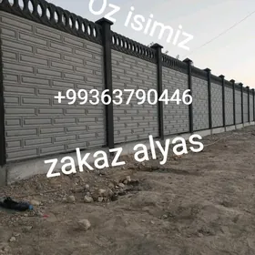 beton zaborlar hayat