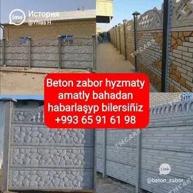 Beton zabor