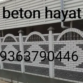 beton zaborlar (hayat)