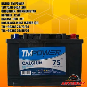Akumulýator TM POWER 12V 75AH