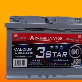 akkumlyator 3star 60 75